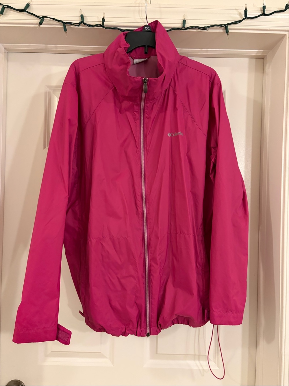 Columbia Women's Pink Lightweight Rain Jacket